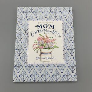 Susan Branch For the Memories Mom Tell Me Your Story Please Journal Book Floral
